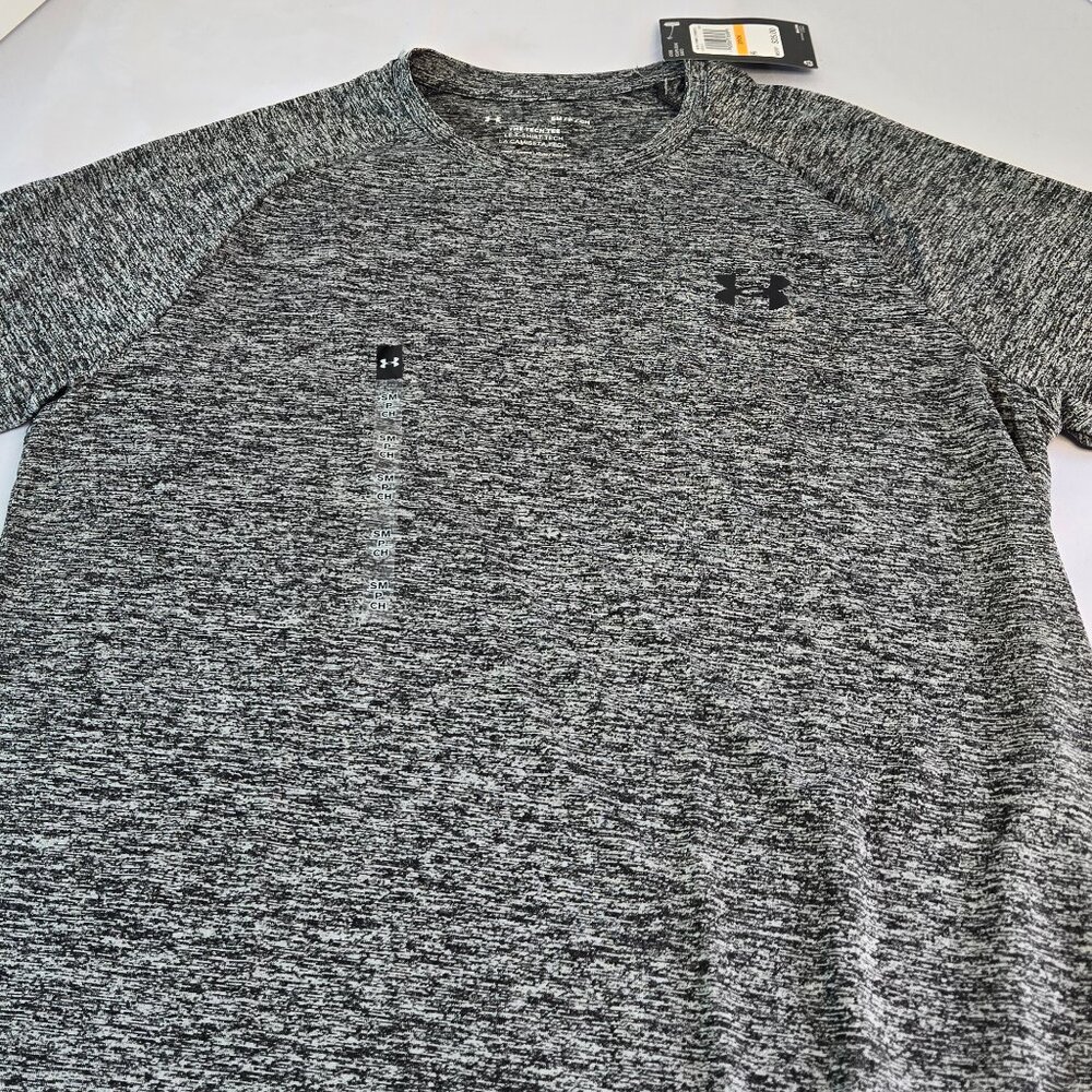UNDER ARMOUR Men's UA Tech™ 2.0 Short Sleeve Loose Tech Tee Sz S Black